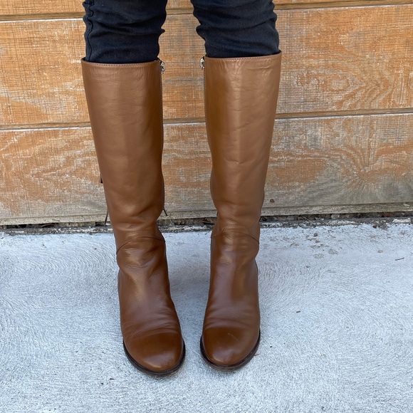 Valentino Ascot Ribbon Lace-Up Riding Boot, Sz 38.5 - Picture 6 of 16